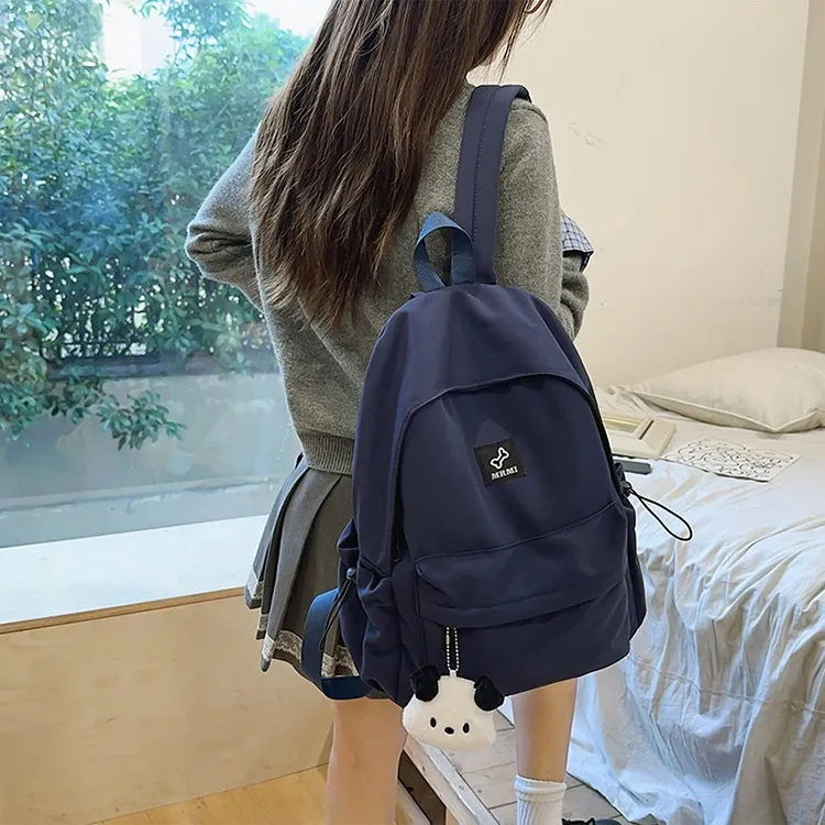 NX DOUGHNUT Nylon Classroom Versatile Everyday Commute Backpack Unisex Multicolor-11