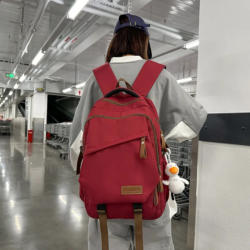 NX DOUGHNUT Nylon Trendy And Cool Backpack Regular Unisex Multicolor-5
