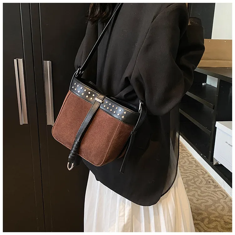 NX DOUGHNUT PU Advanced Textured Shoulder Bag Crossbody Bag Regular Women's Multicolor-9
