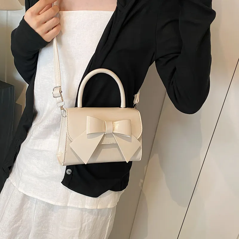NX DOUGHNUT PU Small Square Bag, Shoulder Bag, Crossbody Bag, Handbag Women's White/Black/Silver-15