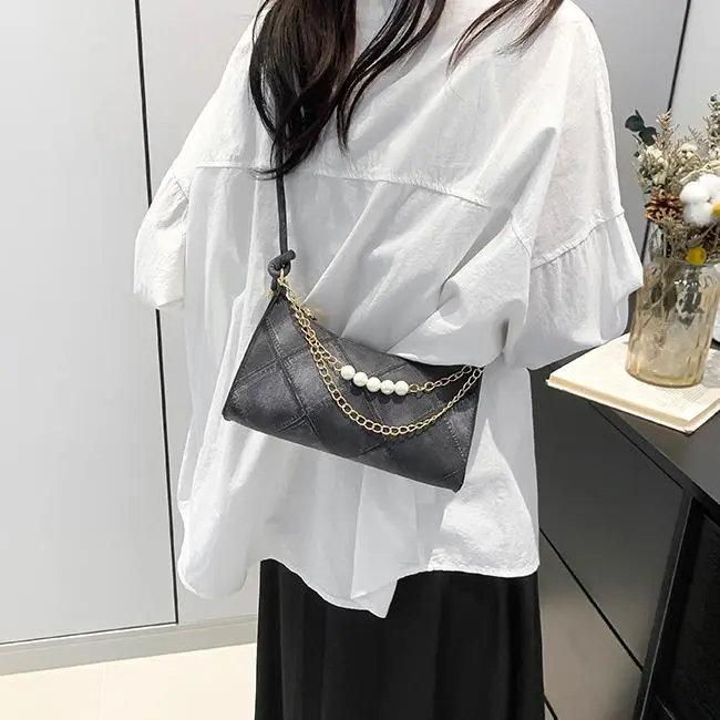 NX DOUGHNUT PU Shoulder Bag, Handbag, Shoulder Bag, Crossbody Bag Regular Women's Black/Gray/Blue-10