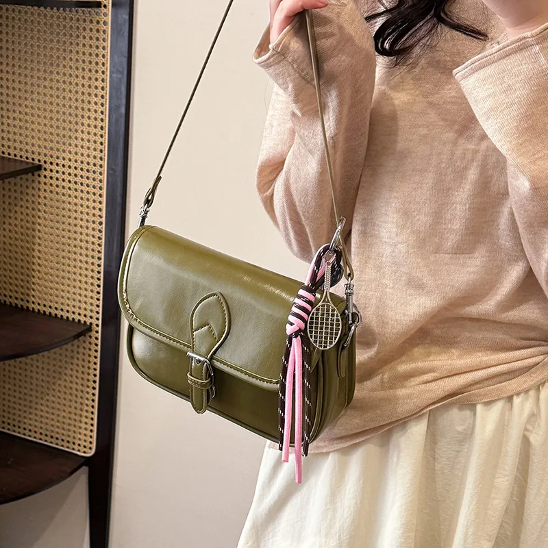 NX DOUGHNUT PU Baguette Shoulder Bag Regular Women's Multicolor-8