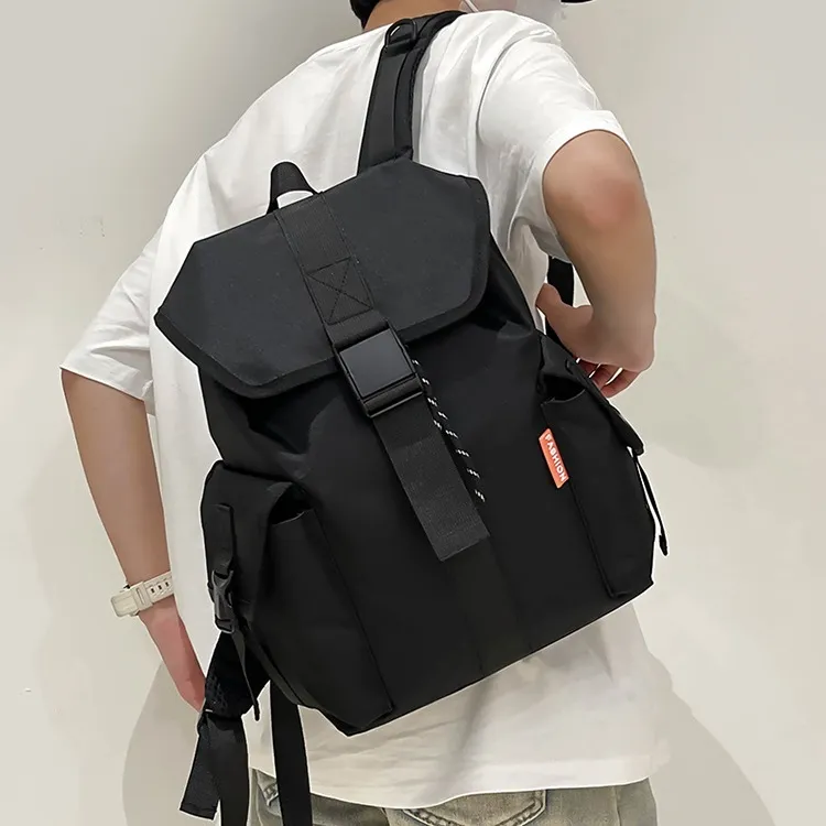 NX DOUGHNUT Nylon Backpack Unisex White/Black-5