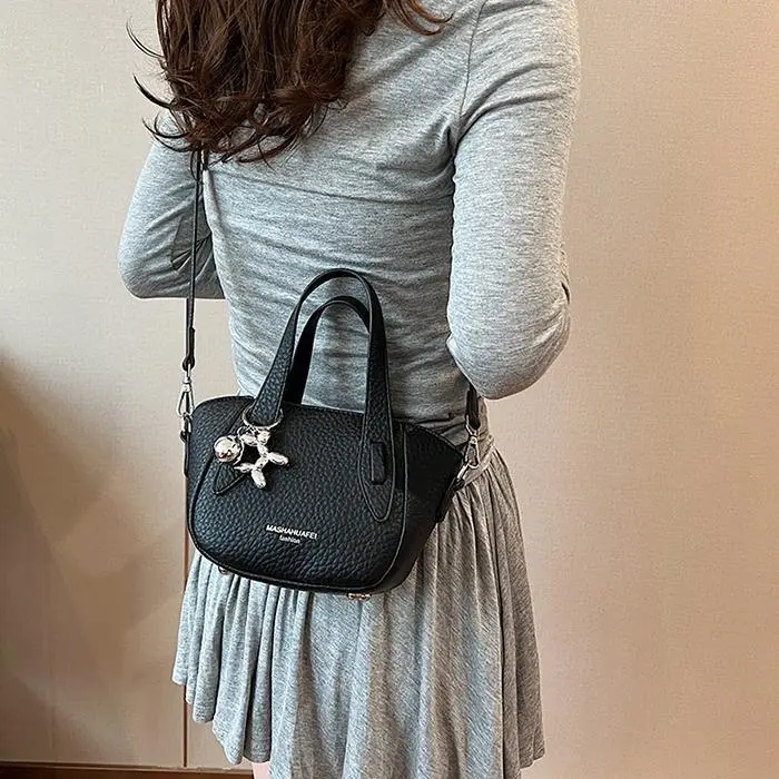 NX DOUGHNUT PU Shoulder Bag, Crossbody Bag, Handbag Regular Women's Ecru/Khaki/Black-35