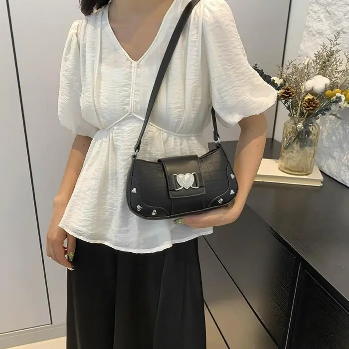 NX DOUGHNUT PU Shoulder Bag Women's White-21