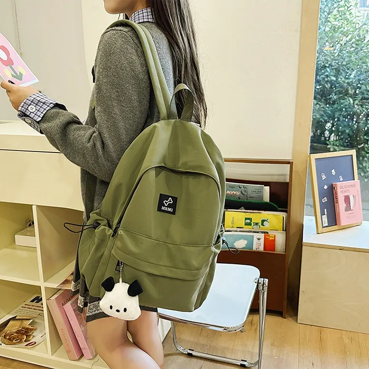 NX DOUGHNUT Nylon Classroom Versatile Everyday Commute Backpack Unisex Multicolor-8