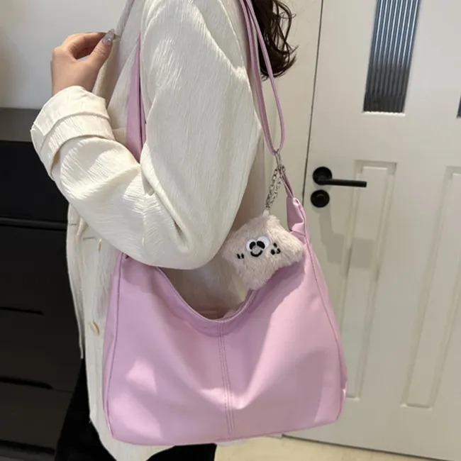 NX DOUGHNUT PU Tote Bag Shopping Bag Dumpling Bag Shoulder Bag Regular Unisex Multicolor-51
