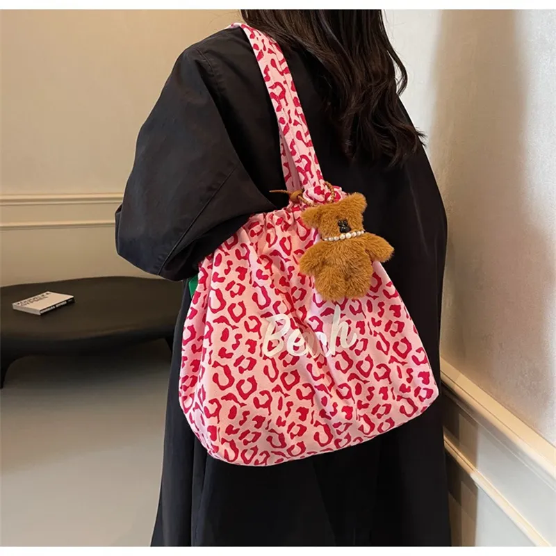 NX DOUGHNUT Canvas Canvas Bag For Students Shopping Bag Tote Bag Regular Women's Multicolor-7