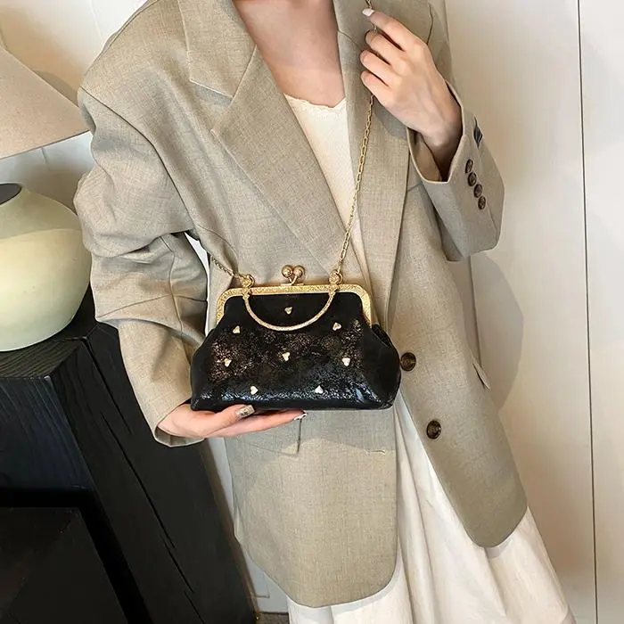 NX DOUGHNUT PU Crossbody Bag, One Shoulder Handbag Women's White/Black/Pink-31