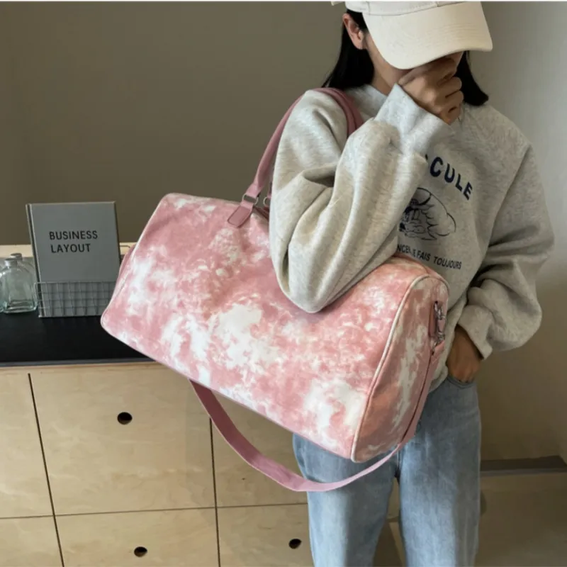 NX DOUGHNUT Canvas Travel Bag Canvas Bag Women's Multicolor-10