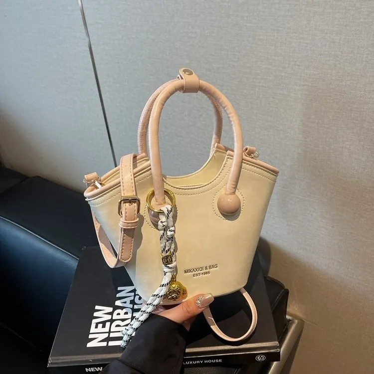 NX DOUGHNUT PU Portable Bucket Bag Regular Women's Multicolor-3