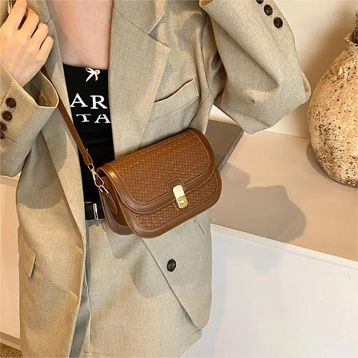 NX DOUGHNUT PU Crossbody Bag, Shoulder Bag Women's Black/Brown/Light Pink/White & Brown-33