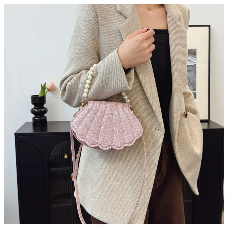 NX DOUGHNUT PU Dome Bag, Handbag, Shoulder Bag, Crossbody Bag Regular Unisex Multicolor-11