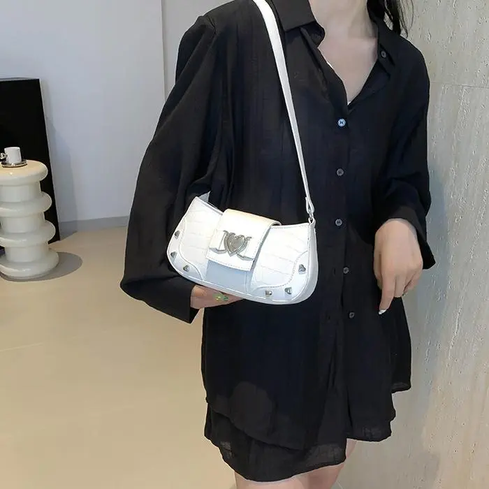 NX DOUGHNUT PU Shoulder Bag Women's White-26
