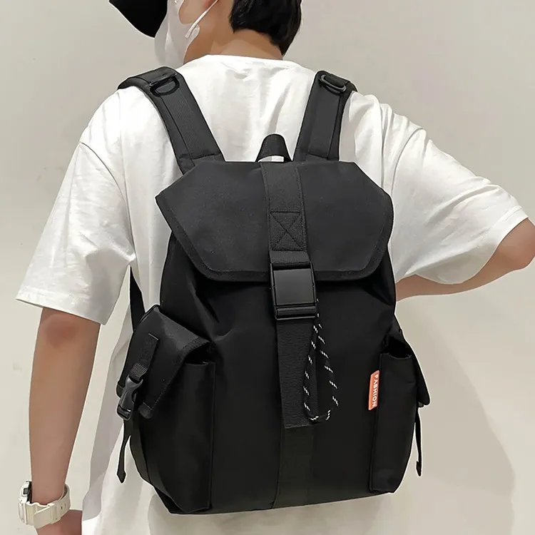NX DOUGHNUT Nylon Backpack Unisex White/Black-6