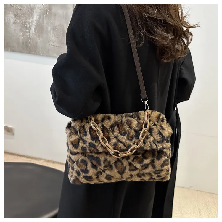 NX DOUGHNUT Plush Portable Small Square Bag Crossbody Bag Shoulder Bag Regular Unisex Multicolor-9