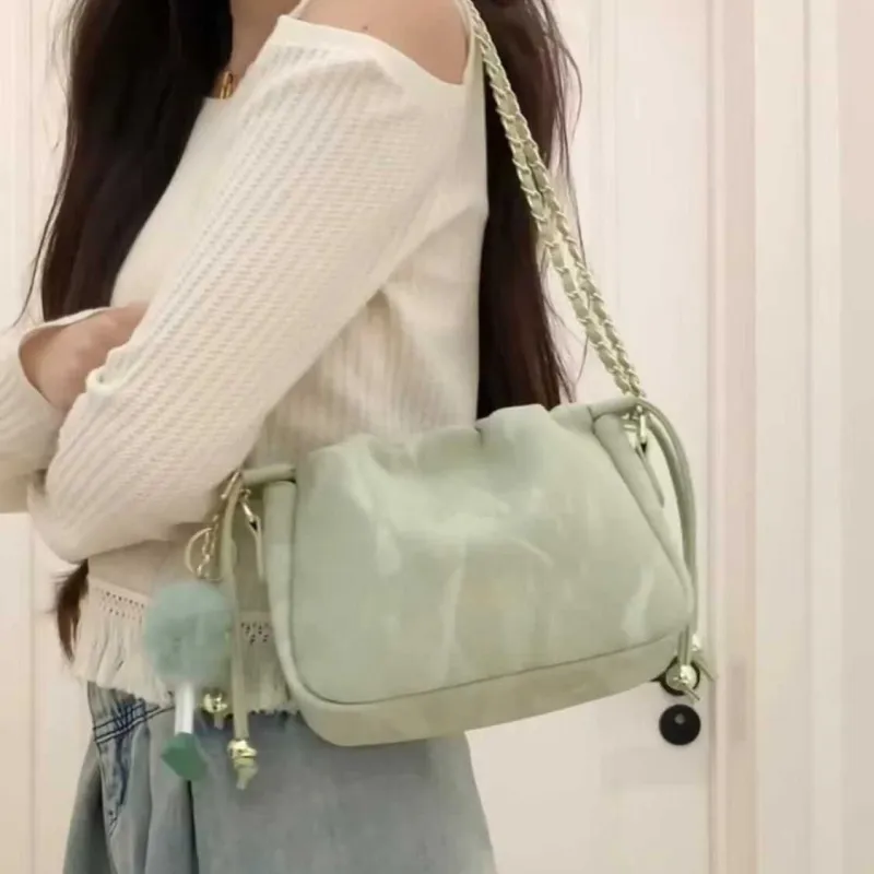 NX DOUGHNUT PU Shoulder Bag Regular Women's Green-6