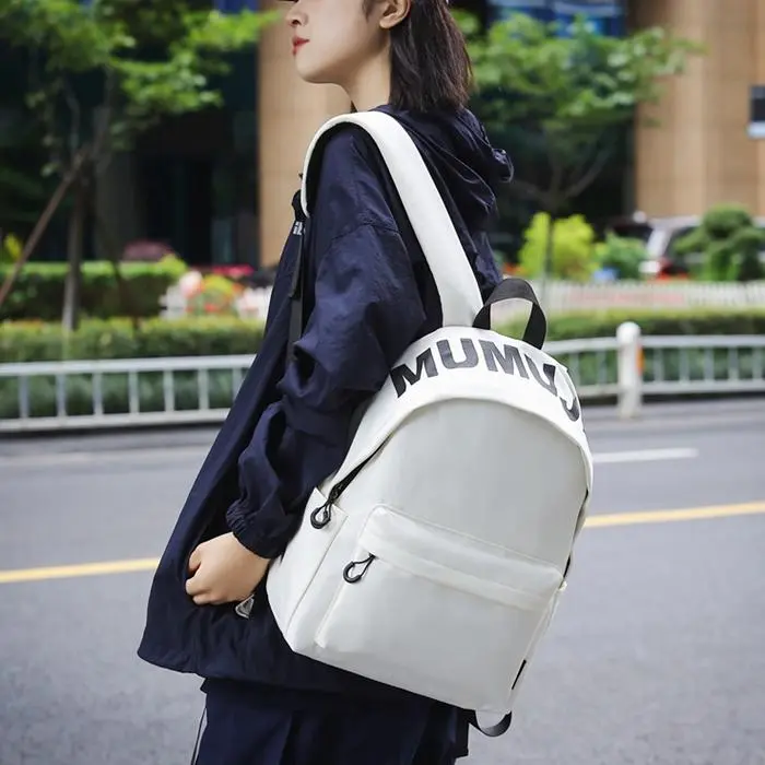 NX DOUGHNUT Nylon Backpack Unisex Ecru/Black/Purple/Dark Brown/Green-1