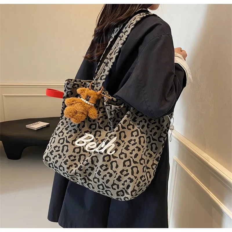 NX DOUGHNUT Canvas Canvas Bag For Students Shopping Bag Tote Bag Regular Women's Multicolor-17