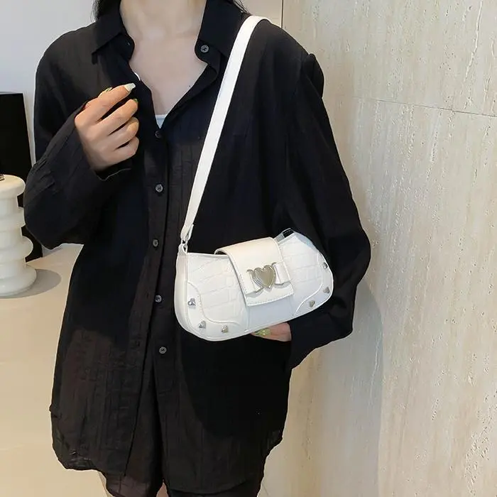NX DOUGHNUT PU Shoulder Bag Women's White-3
