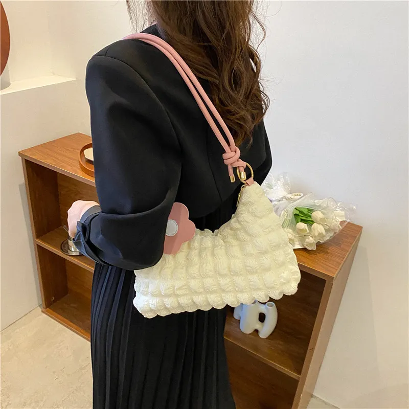 NX DOUGHNUT PU Crossbody Bag, Shoulder Bag Women's White-27