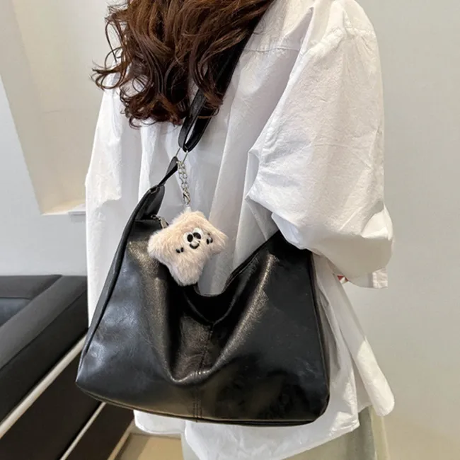 NX DOUGHNUT PU Tote Bag Shopping Bag Dumpling Bag Shoulder Bag Regular Unisex Multicolor-12