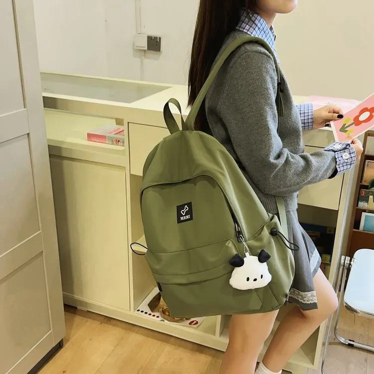 NX DOUGHNUT Nylon Classroom Versatile Everyday Commute Backpack Unisex Multicolor-7