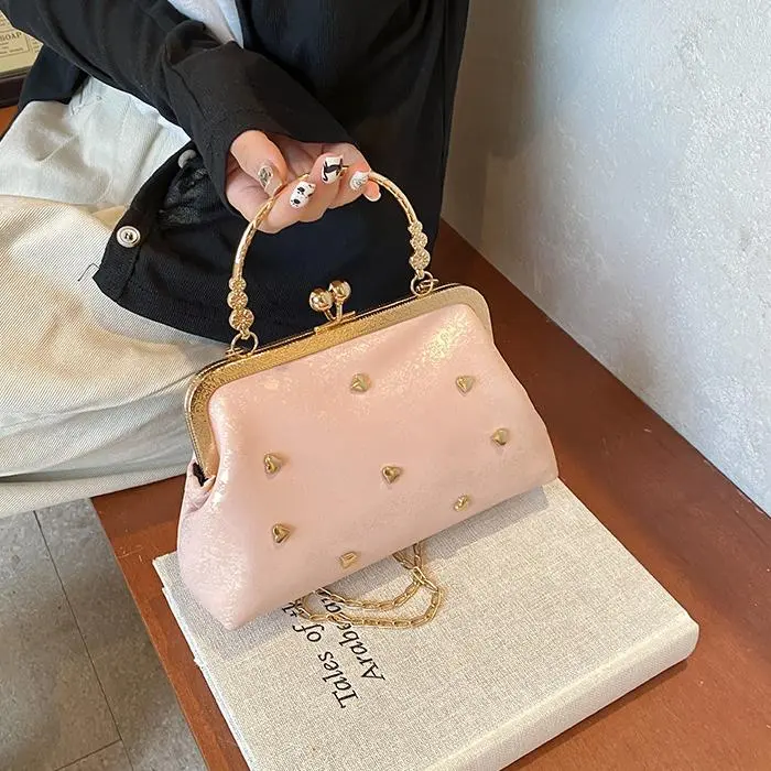 NX DOUGHNUT PU Crossbody Bag, One Shoulder Handbag Women's White/Black/Pink-18