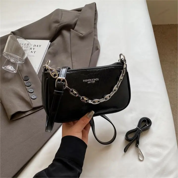 NX DOUGHNUT PU Handbag, Shoulder Bag Women's Silver, Dazzling Color, Silver, Black, Pink, Gold-36