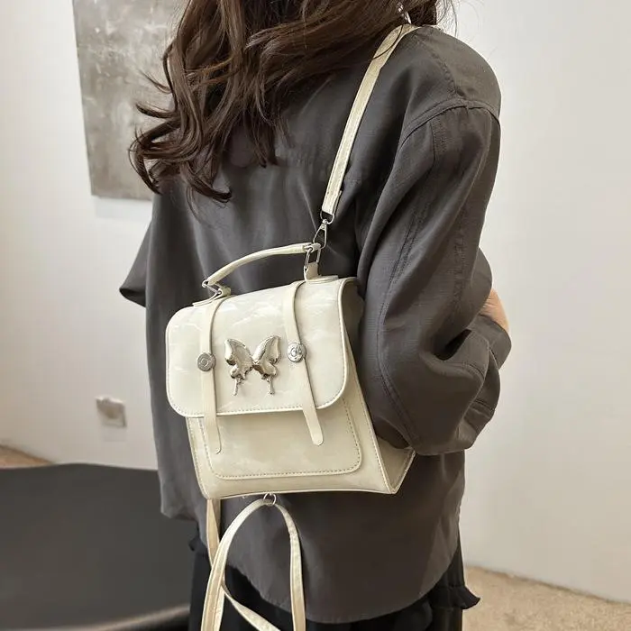 NX DOUGHNUT PU Backpack Women's White-1