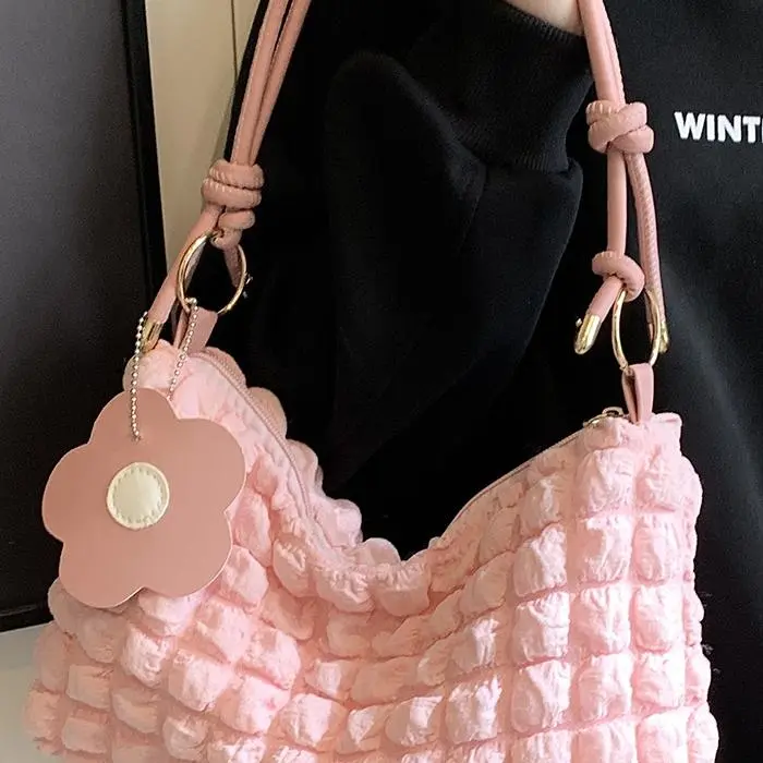 NX DOUGHNUT PU Crossbody Bag, Shoulder Bag Women's White-3