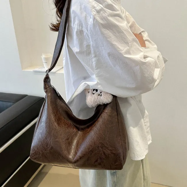 NX DOUGHNUT PU Tote Bag Shopping Bag Dumpling Bag Shoulder Bag Regular Unisex Multicolor-38