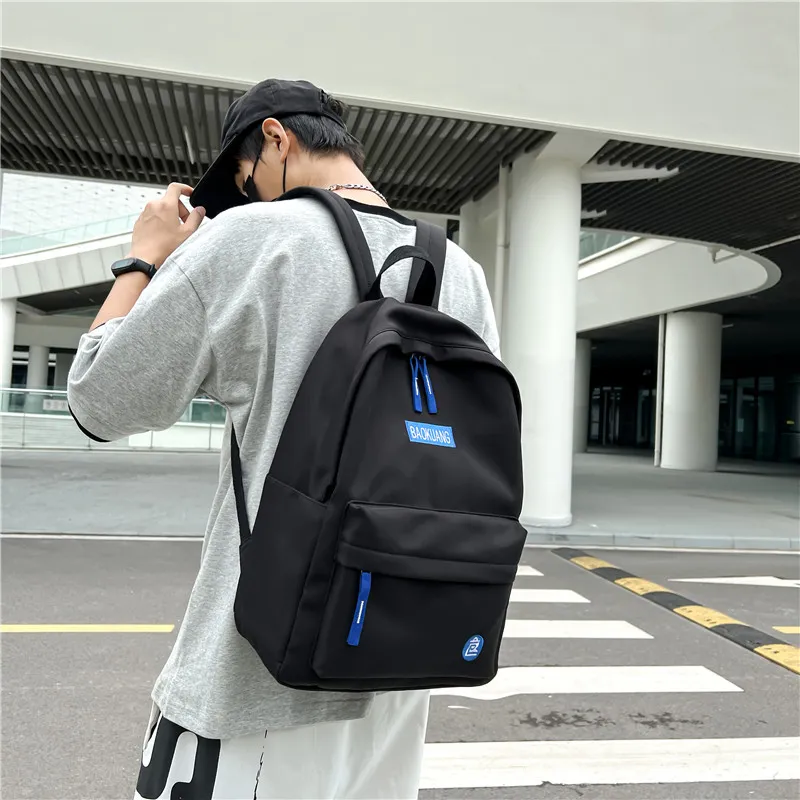 NX DOUGHNUT Oxford Backpack Unisex Ivory/Black/Light Purple/Green/Light Blue-5