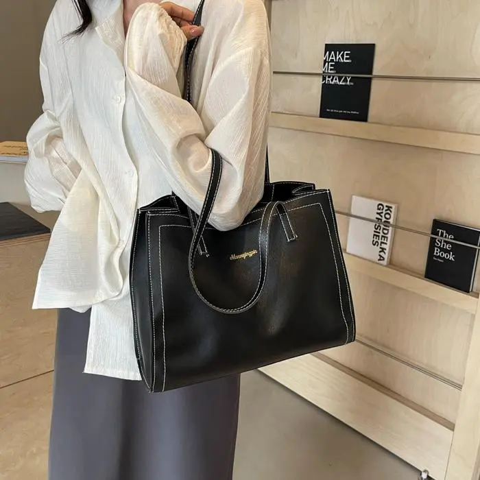 NX DOUGHNUT PU Shoulder Bag Regular Women's Black/White/Coffee/Pink/Blue-2