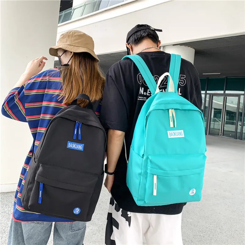 NX DOUGHNUT Oxford Backpack Unisex Ivory/Black/Light Purple/Green/Light Blue-13