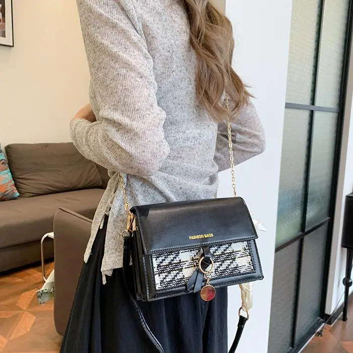 NX DOUGHNUT PU Crossbody Bag Shoulder Bag Regular Women's White/Black-15
