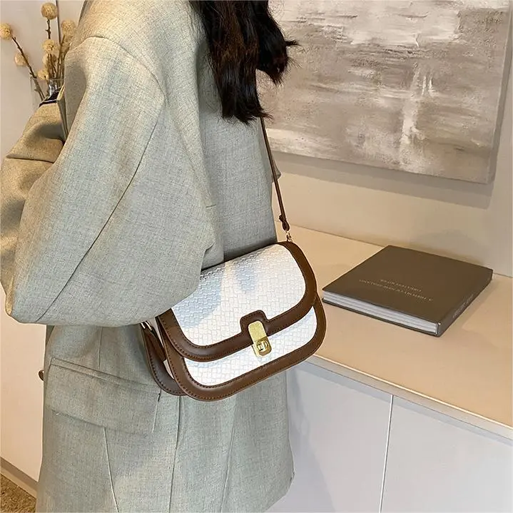 NX DOUGHNUT PU Crossbody Bag, Shoulder Bag Women's Black/Brown/Light Pink/White & Brown-22