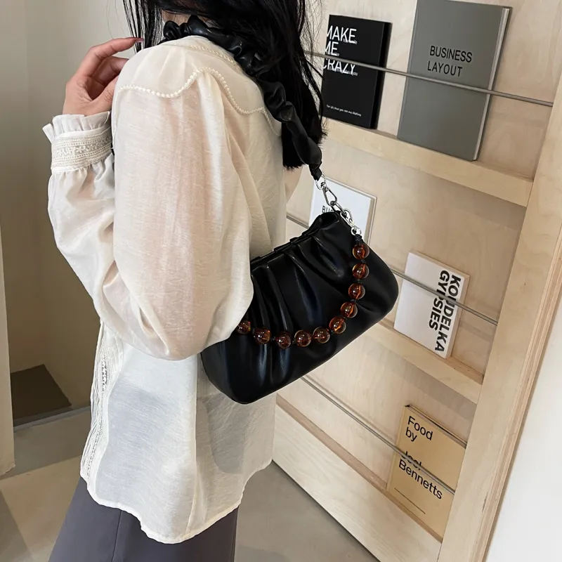 NX DOUGHNUT PU Crossbody Bag, Shoulder Bag Women's Ecru/Pink/Silver/Black-51