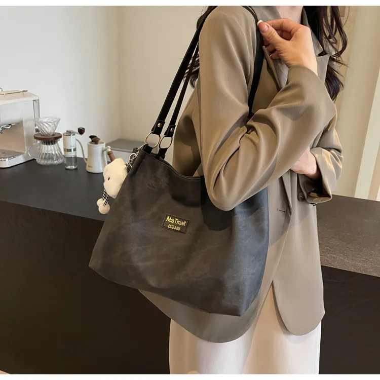NX DOUGHNUT PU Tote Bag Shopping Bag Shoulder Bags Regular Unisex Multicolor-16
