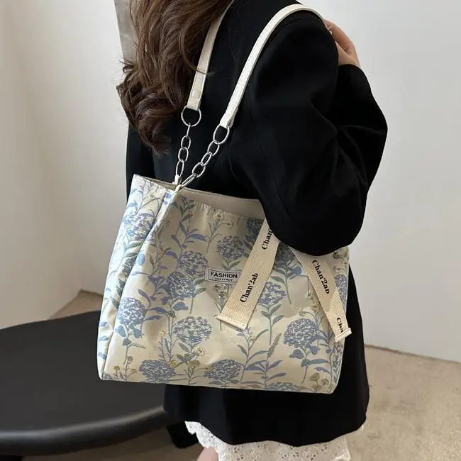 NX DOUGHNUT Canvas Canvas Bag Handbag Shoulder Bag Regular Women's Blue-5