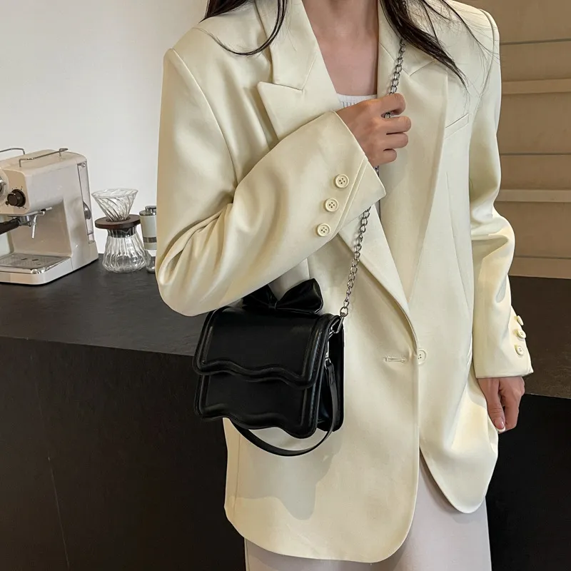 NX DOUGHNUT PU Portable Crossbody Bag Shoulder Bag Regular Women's White-6