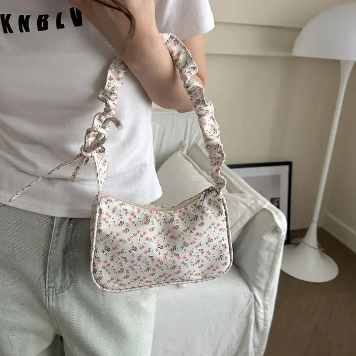 NX DOUGHNUT Oxford Shoulder Bag Women's White-19
