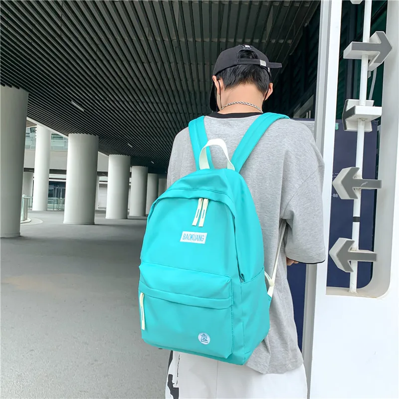 NX DOUGHNUT Oxford Backpack Unisex Ivory/Black/Light Purple/Green/Light Blue-15