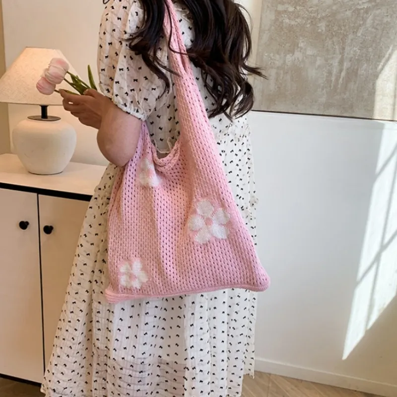 NX DOUGHNUT Woven Shoulder Bag Women's Multicolor-7