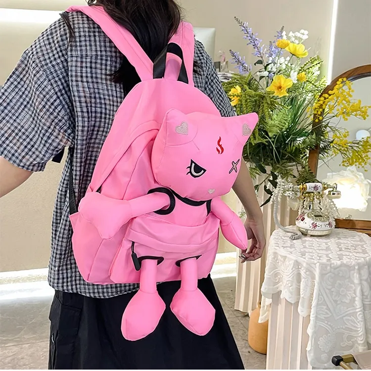 NX DOUGHNUT Nylon Backpack Unisex Multicolor-4