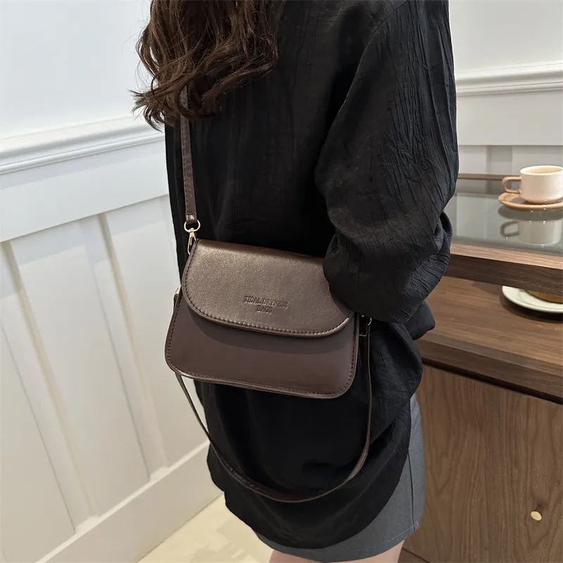 NX DOUGHNUT PU Shoulder Bag Regular Women's Black/Khaki/Brown/Coffee-13