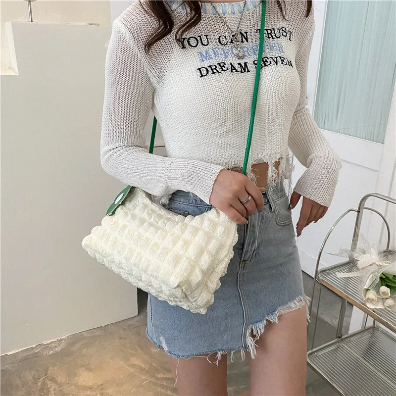 NX DOUGHNUT PU Crossbody Bag, Shoulder Bag Women's White-33