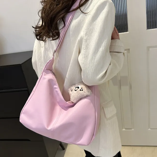 NX DOUGHNUT PU Tote Bag Shopping Bag Dumpling Bag Shoulder Bag Regular Unisex Multicolor-50