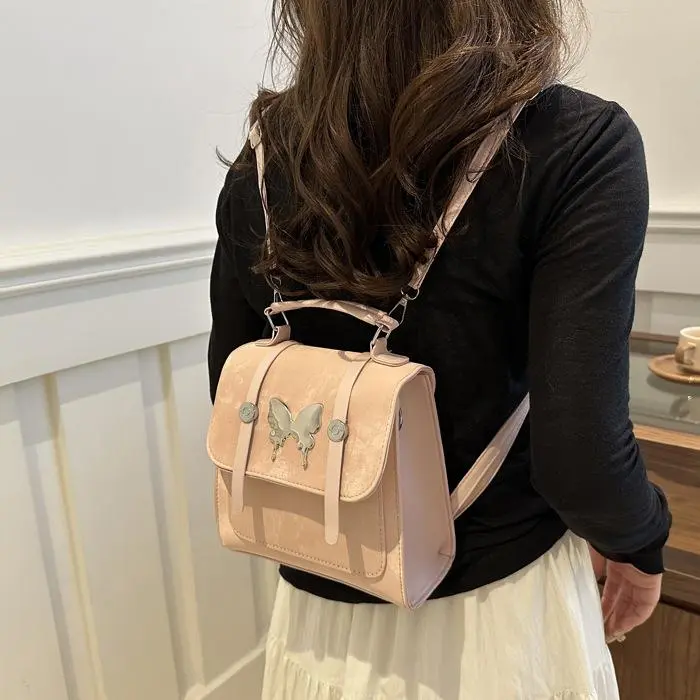 NX DOUGHNUT PU Backpack Women's White-13