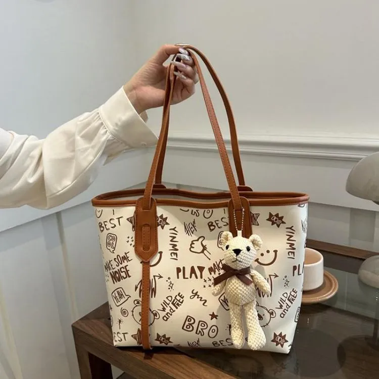 NX DOUGHNUT PU Tote Bag Shoulder Bag Regular Women's Multicolor-1